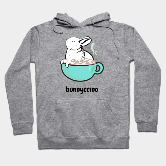 Bunnyccino Cappuccino Hoodie by Sizzlinks